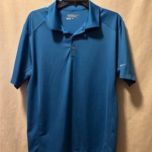 Nike Men’s Teal Blue Dri-FIT Golf Polo
